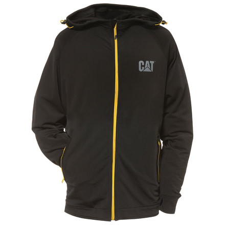 Caterpillar Contour Zip Up Sweatshirt, Black, Medium 1910006-016-M
