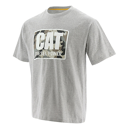 Caterpillar Diesel Power Tee - Men's, Heather Grey, Extra Large, 1510451-10122-XL