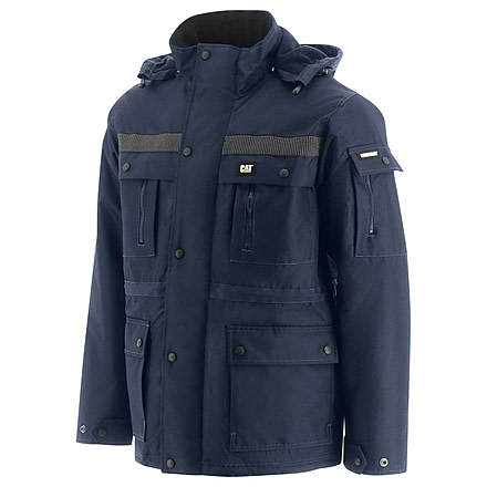 Caterpillar Heavy Insulated Parka - Mens, Navy, Medium, W11432-10564-M