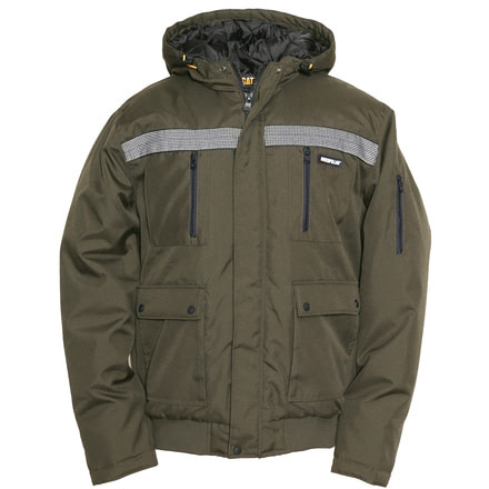 Caterpillar Instigator Bomber Jacket, Army Moss, Large 1310007-10639-L