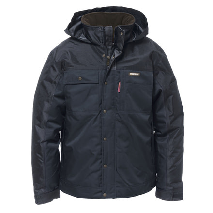 Caterpillar Insulated Twill Jacket, Navy, Medium 1313004-382-M