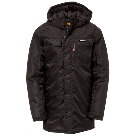 Caterpillar Insulated Twill Parka, Black, Large, 1310009-016-L