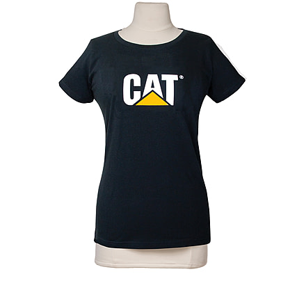 Caterpillar Logo T-Shirt, Black, Extra Small 1510548-016-XS