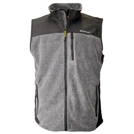 Caterpillar Momentum Fleece Vest, Dark Heather Grey, Medium 1322033-004-M