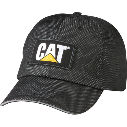 Caterpillar Reflective Mesh Cap, Black, One Size, 1128094-016-OS