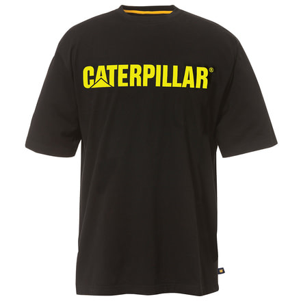 Caterpillar Stand-Out Trademark T-Shirt, Black, Medium 1510468-016-M