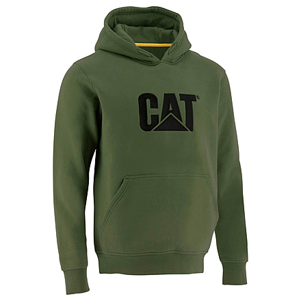 Caterpillar Trademark Hooded Sweatshirt - Men's, Chive, Medium, W10646-12369-M