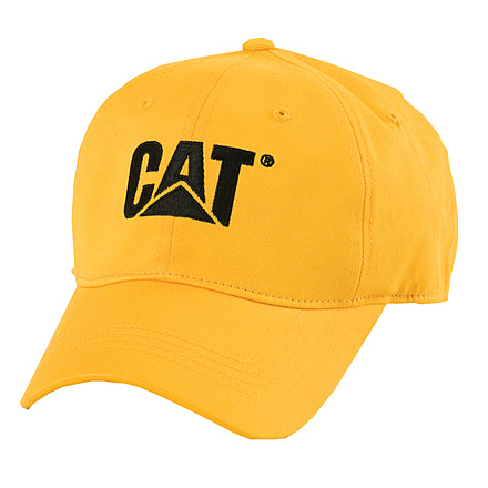 Caterpillar Trademark Stretch Fit Cap, Yellow, L/XL W01700-555-L/XL
