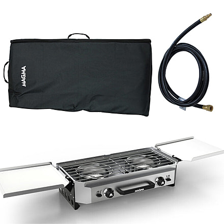 Magma AS Trailer Connect Crossover Double Burner Firebox Bundle, Multi, One Size, CO10-128