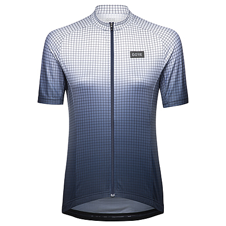 GOREWEAR Grid Fade Cycling Jersey Womens in Orbit Blue/White XS 0-2 Form fit F9E397BB, 100937-AU01-36