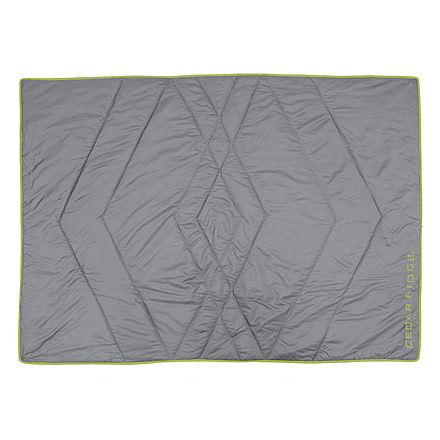 Cedar Ridge Shadow Blanket, Gray/Citrus, 4990348