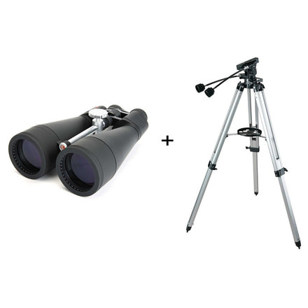 Celestron 20x80 SkyMaster Giant Binoculars w/ Heavy Duty Alt-Azimuth Tripod, 71018-KIT1