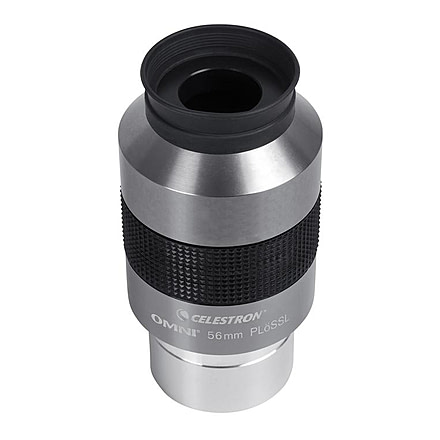 Celestron Omni Eyepiece - 2inx56mm, Stainless/Black, 93328