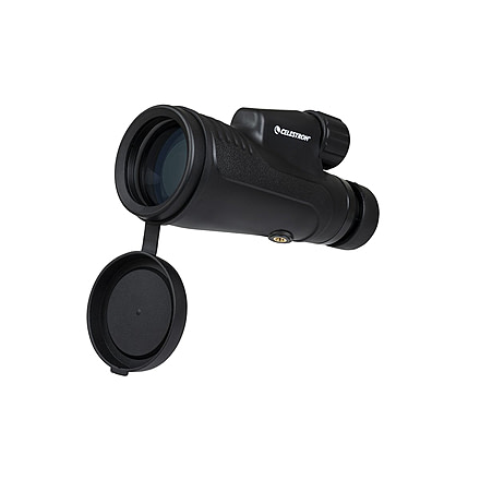 Celestron Outland X 10x50 Monocular w/ Smartphone Adapter, 16.8 mm, Bak-4, Multicoated, Black, 72370