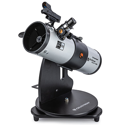 Celestron StarSense Explorer 114mm Tabletop Dobsonian, Silver/Black, 22480