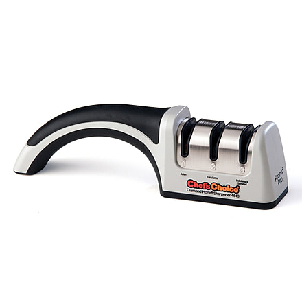Chef's Choice Pronto Pro Angleselect Diamond Hone 4643 3-Stage 15/20 Degrees Manual Sharpener, 10.375 x 2.25 x 7.25 4643009