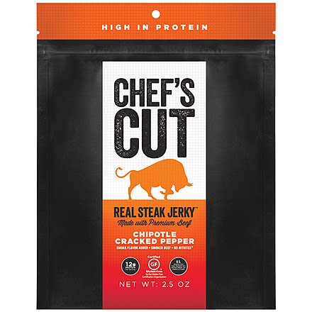 Chefs Cut Real Steak Jerky - Chipotle Cracked Pepper-2.5 oz