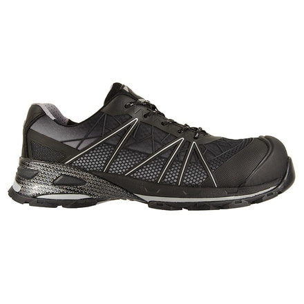 Chinook Footwear Cobra Mens Shoes, Black/Silver, 10 7600-001-10