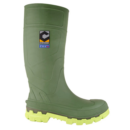 Chinook Footwear Kickaxe Soft Toe Boots - Mens, Green, 10 3560-301-10