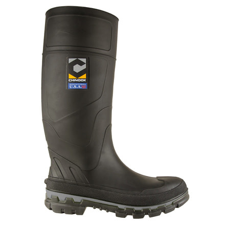 Chinook Footwear Kickaxe Steel Toe Boots - Mens, Black, 10 3565-001-10