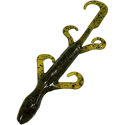 Chompers Lizard Creature Bait, 1, 6in, Watermelon/Red Flake, L6S9-8