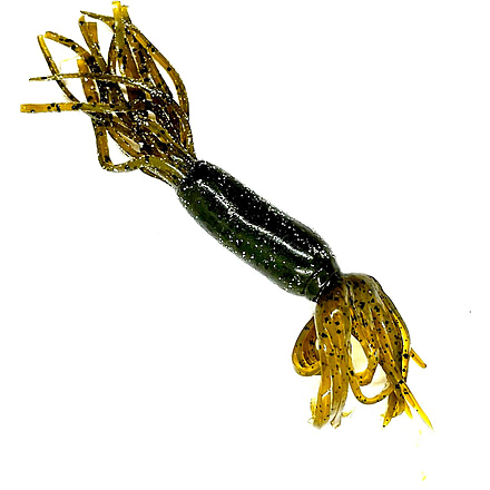 Chompers Techno Tube, 1, 4in, Green Pumpkin, ST4N5-2