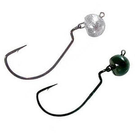 Chompers Wobblehead Football Jig 7/16 oz - 2 Pack, Green Pumpkin, WHFJ716GP