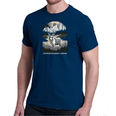 Christensen Arms Buck Valley SS Tee - Mens, Classic Navy, 2X, 730-CA067-40-00-400-06