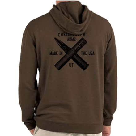 Christensen Arms Bullet & Barrel Hoodie - Mens, Espresso, 3X, 730-CA086-30-00-502-07