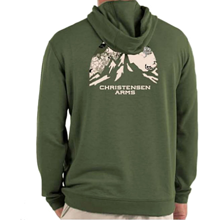 Christensen Arms Camo Mountain Full Zip Hoodie - Mens, Olive, L, 730-CA082-20-00-200-04