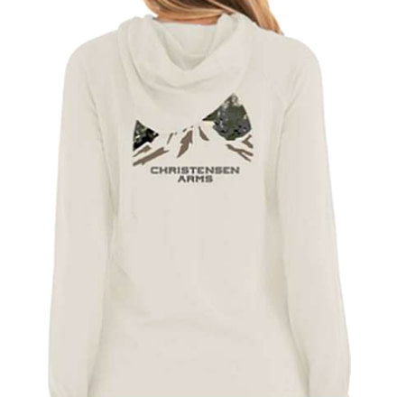 Christensen Arms Camo Mountain Full Zip Hoodie - Womens, Sand, M, 730-CA115-20-01-604-03