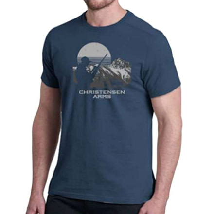 Christensen Arms Hunter Silhouette SS Tee - Mens, Deep Navy, M, 730-CA070-40-00-404-03