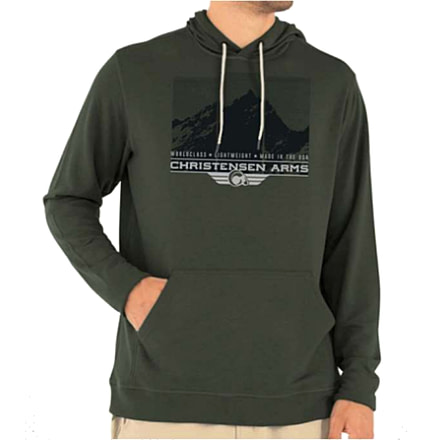 Christensen Arms Mountain Half-Tone Hoodie - Mens, Dark Olive, S, 730-CA087-30-00-201-02