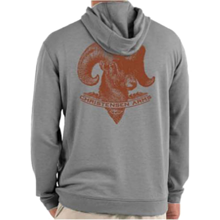 Christensen Arms Ram Graphic Hoodie - Mens, Ash Gray, L, 730-CA090-30-00-101-04