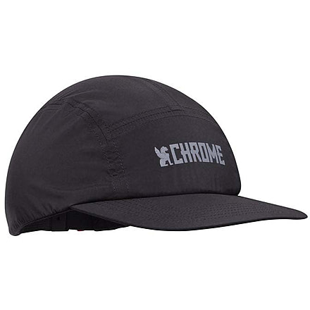 Chrome Industries 5 Panel Hat, Black, One Size, AC-210-BK-NA-NA