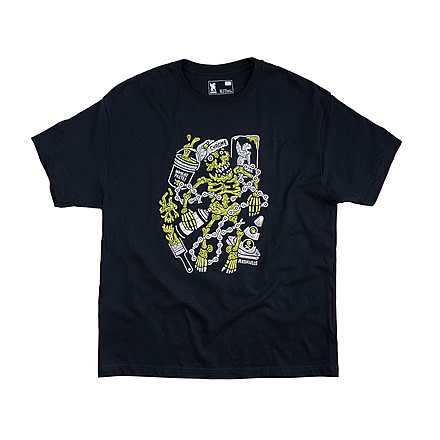 Chrome Industries Chrome x RxSkulls Tee, AP-534-BNYW-NA-MD