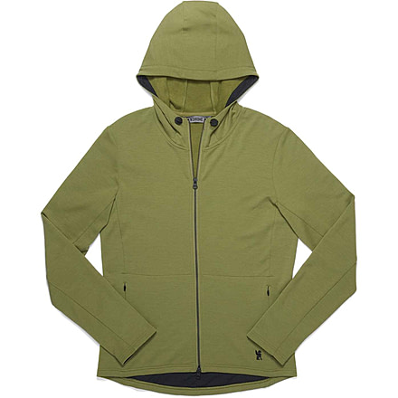 Chrome Industries Mens Merino Cobra 3.0 Hoodie 07453CA3, Olive Branch, XL, AP-466-OLBR-NA-XL