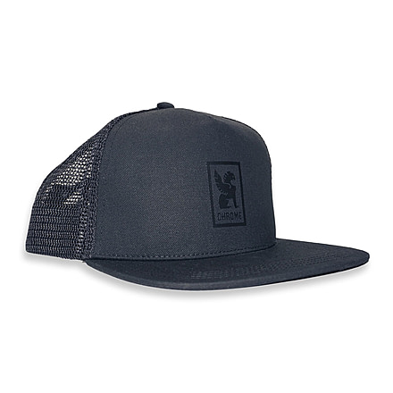 Chrome Industries Logo Snapback Hat, Black, One Size, AC-268-BK-NA-NA