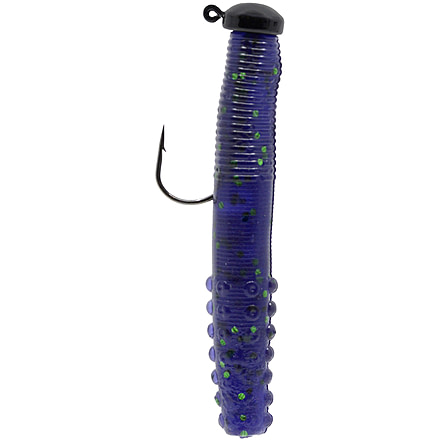 CHUBBS Rigged Ned Rig, 5-Pack, 1/8oz, #1 Hook, Junebug, YNR518-JBG