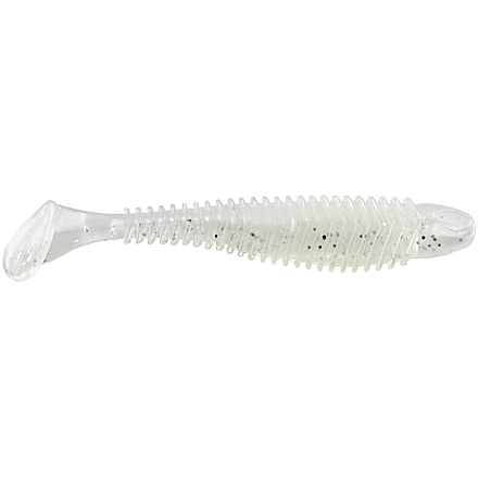 CHUBBS Swimbait Paddletails, 8-Pack, 3in, White Ice, YSBT80WI-8