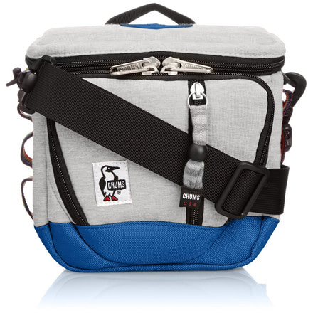 Chums Camera Bag Sweat Nylon-Heather Grey/Navy