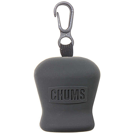 Chums Microfiber Lens Cleaning Cloth, 8in X 8in Microfiber Cloth Tucks Into Flexible Silicone Pouch When Not In Use, Clip Attachment, Color Black, Black, 30055 100