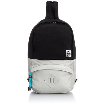 Chums One-Shoulder Sweat Nylon-Black/Grey