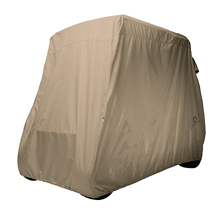 Classic Accessories Golf Cart Cover Long Roof, Light Khaki 4003129