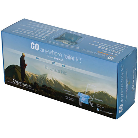 Cleanwaste Go Anywhere Waste Kit 100 Pk D007W00