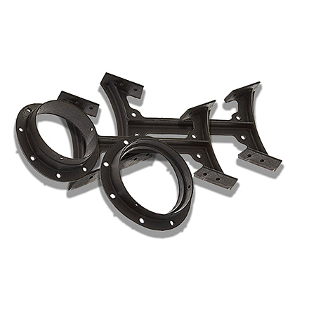 Cleveland Iron Works Double Barrel Camp Stove Extension Kit, Black, F500305