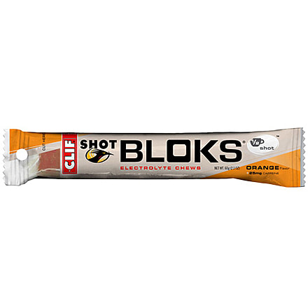 Clif Shot Blok Orange Caffeine Energy Chews-18 Pack