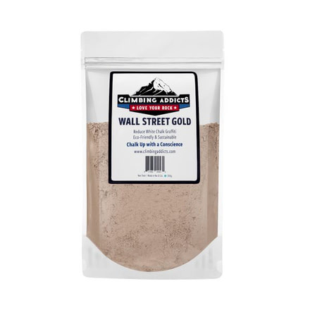 Climbing Addicts Wall Street Gold Biodegradable Ultimate Colored Climbing Chalk, 200 g CAC-1002