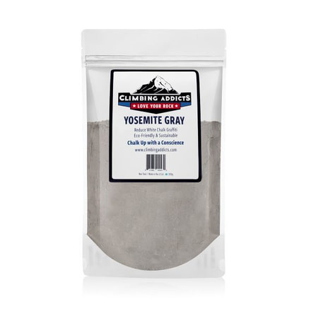 Climbing Addicts Yosemite Gray Biodegradable Ultimate Colored Climbing Chalk, 200 g CAC-1001