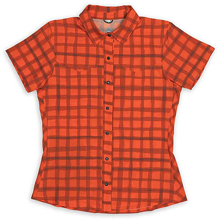 Club Ride Apparel Bandara Shirt - Womens, Orange Punch Splash, Small, 372887593